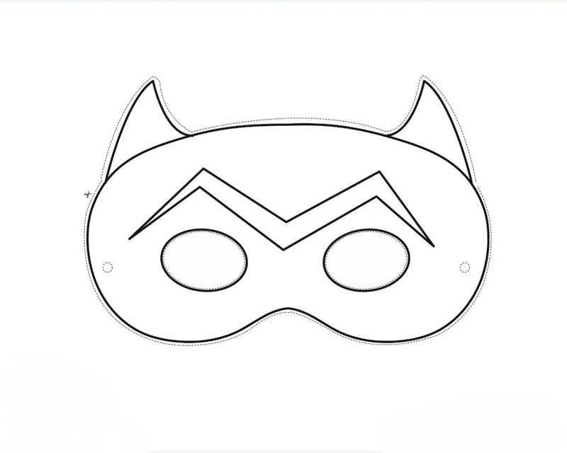 tô màu mặt nạ 35