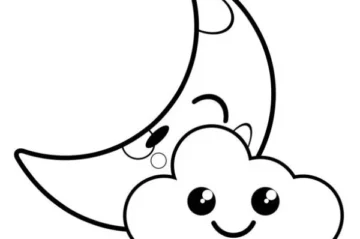 Khám phá bộ sưu tập 80+ tô màu mặt trăng siêu đẹp