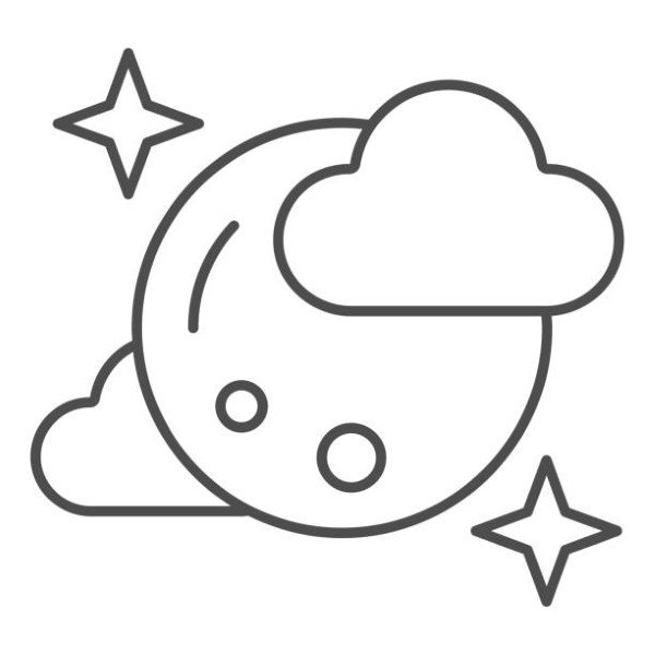 tô màu mặt trăng 31