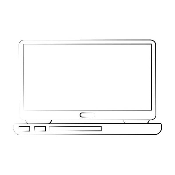 laptop computer icon image vector illustration design