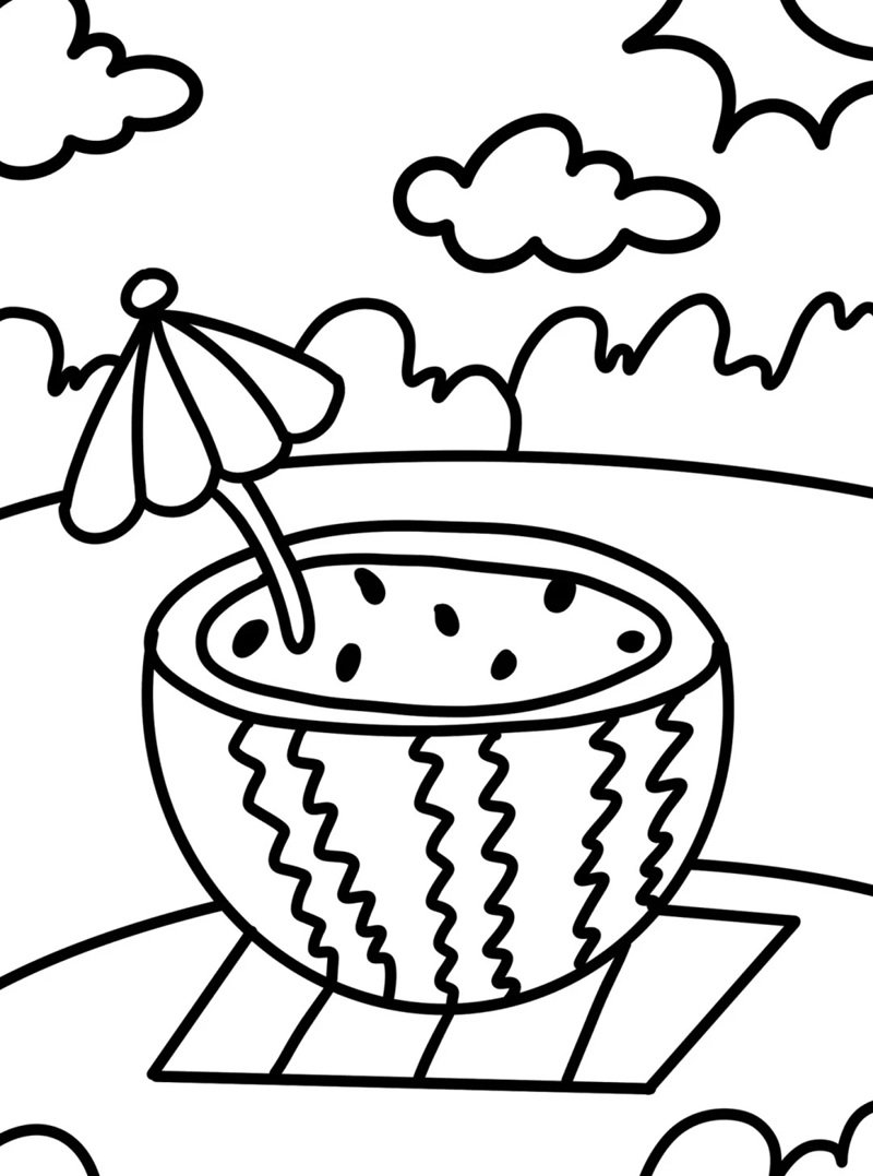 tô màu mùa hè 22