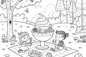 BST 88+ tranh tô màu mùa hè giúp bé khám phá thiên nhiên