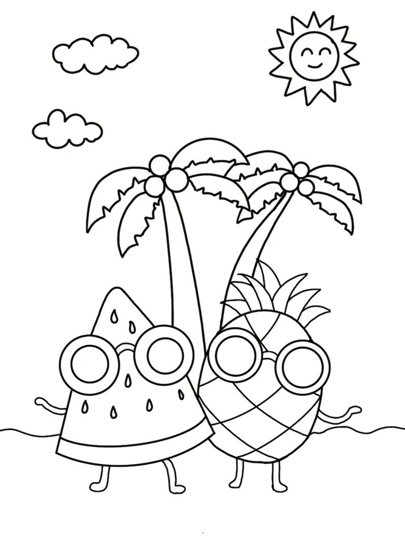 tô màu mùa hè 24