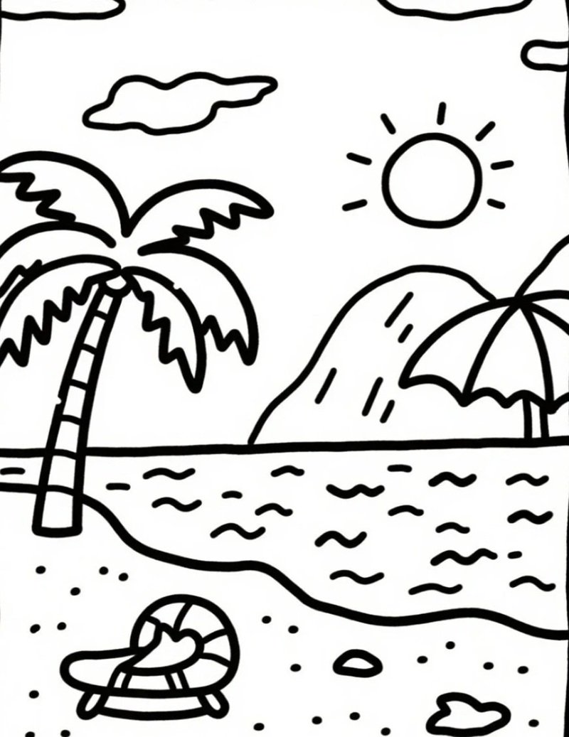 tô màu mùa hè 26
