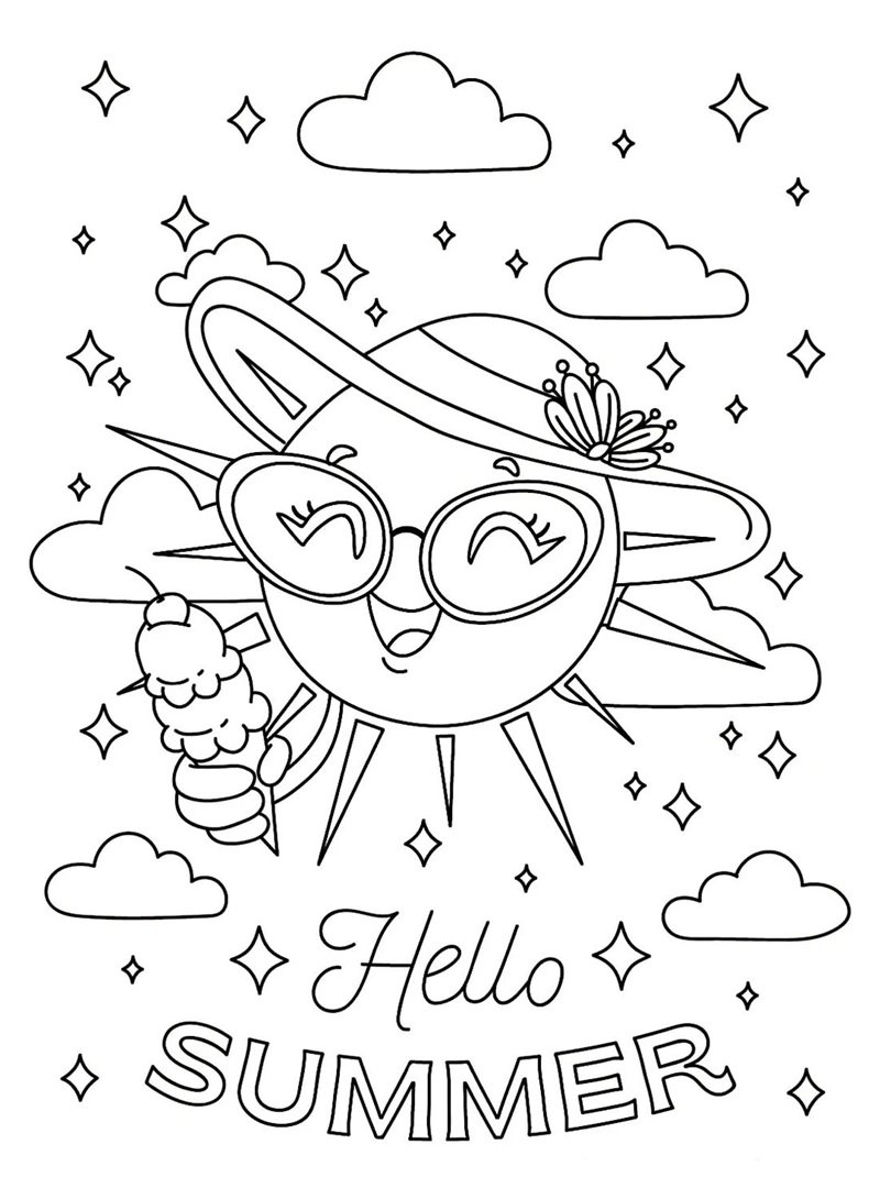 tô màu mùa hè 30