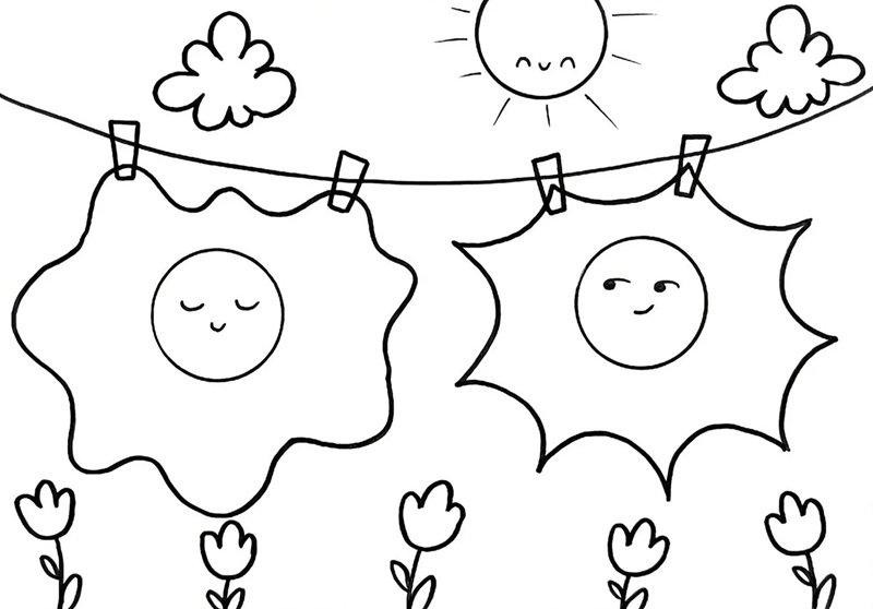 tô màu mùa hè 35