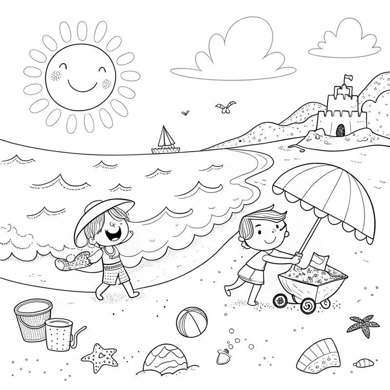 tô màu mùa hè 38