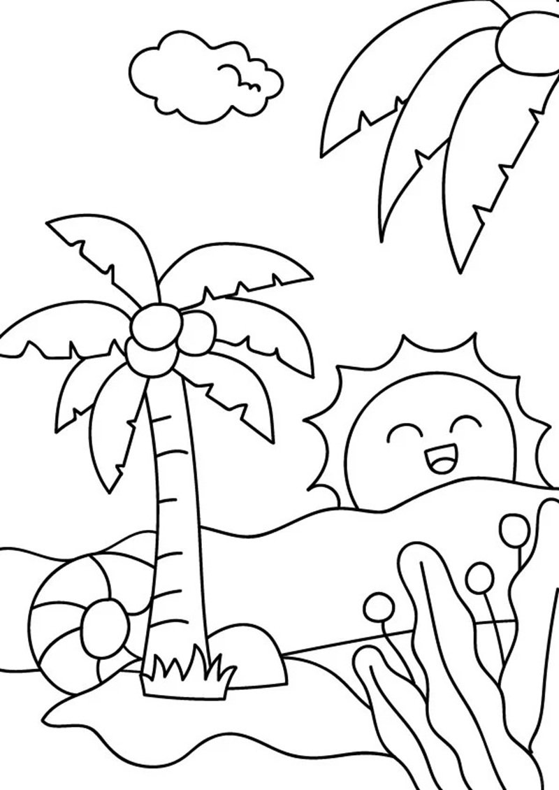 tô màu mùa hè 40