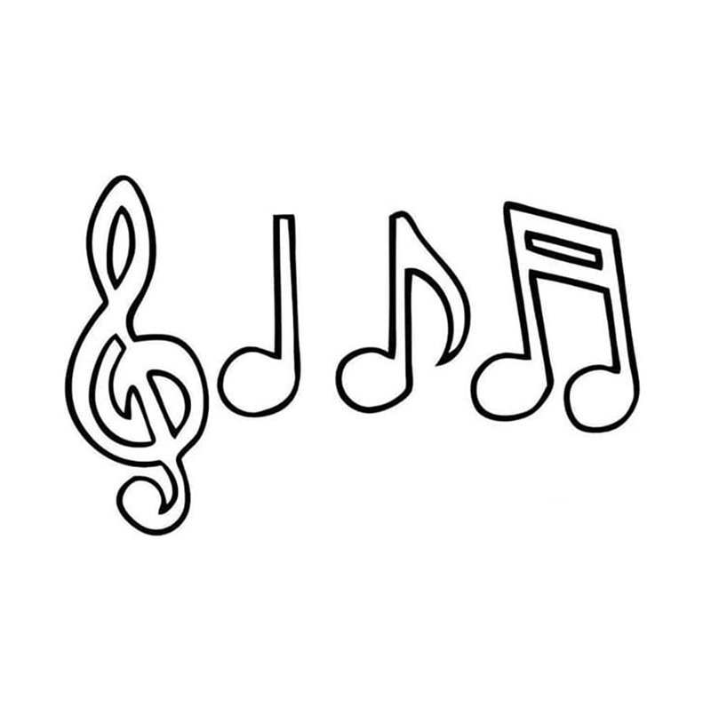 tô màu nốt nhạc 10