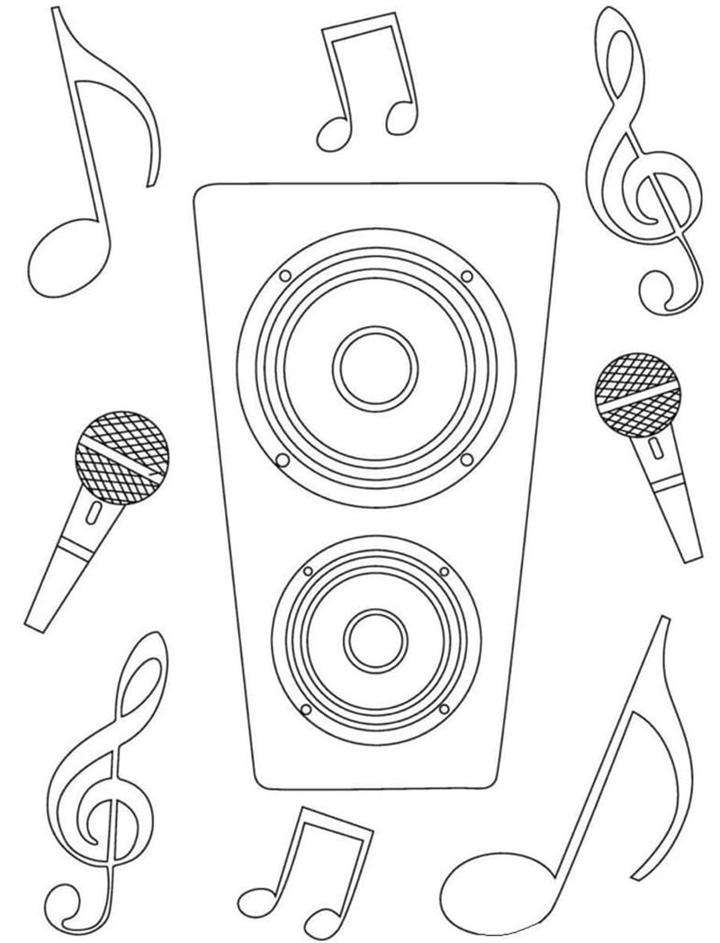 tô màu nốt nhạc 14