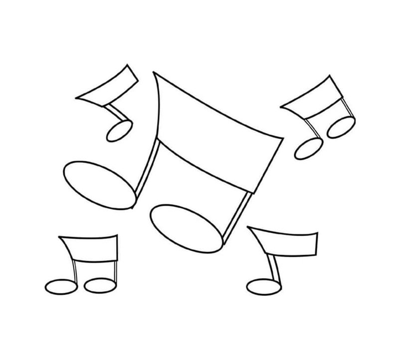 tô màu nốt nhạc 16