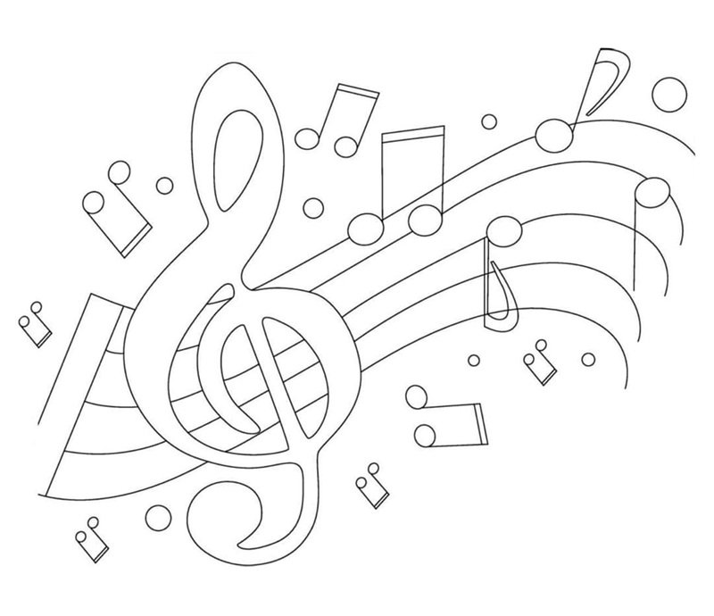 tô màu nốt nhạc 25