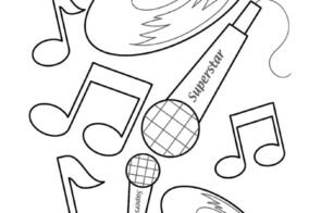 1001+ mẫu tô màu nốt nhạc dễ thương cho bé