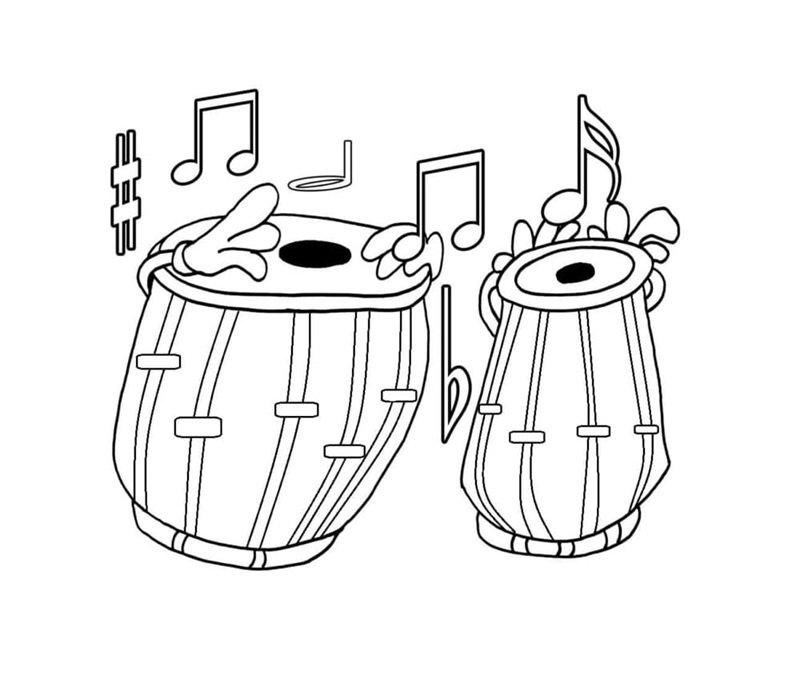 tô màu nốt nhạc 33