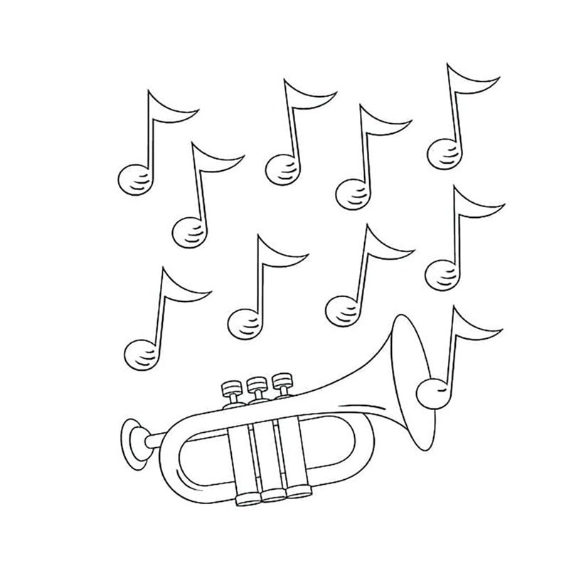 tô màu nốt nhạc 34