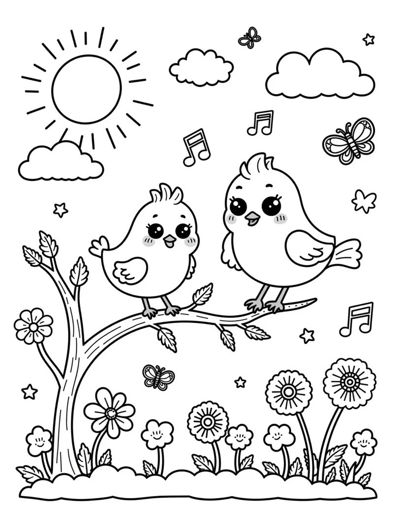 tô màu nốt nhạc 37