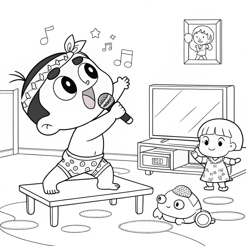 tô màu nốt nhạc 38