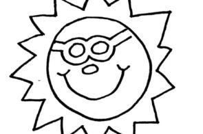 99+ tranh tô màu ông mặt trời cute hết nấc