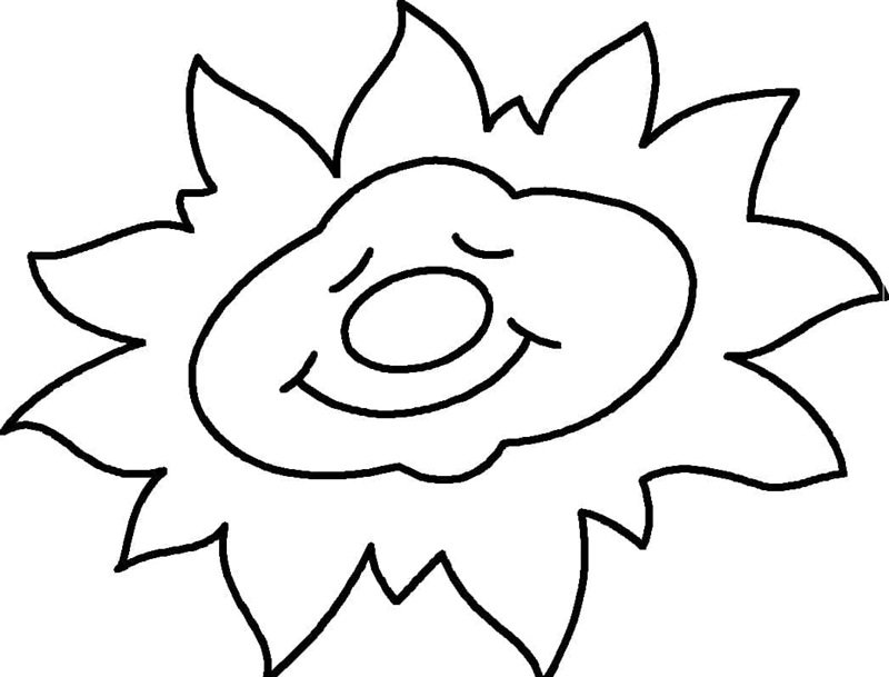 tô màu ông mặt trời 14