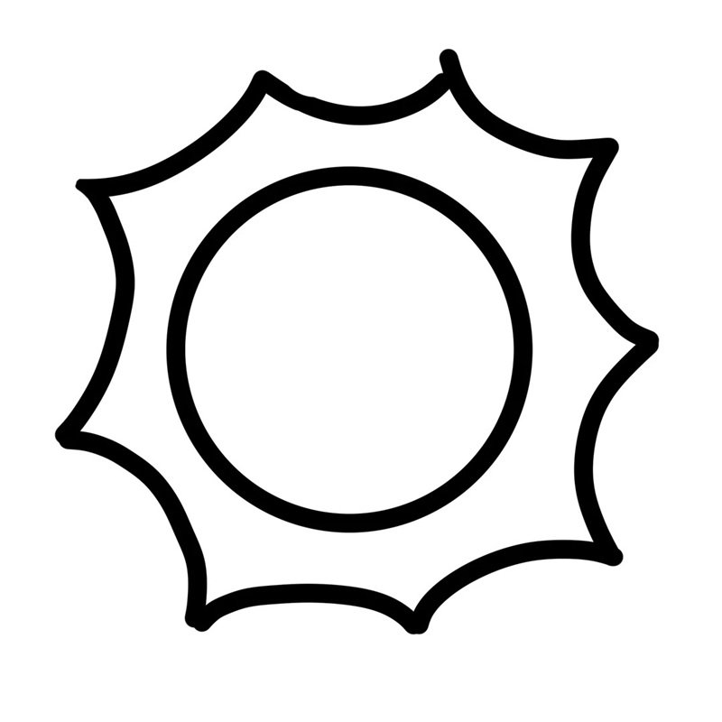 tô màu ông mặt trời 25