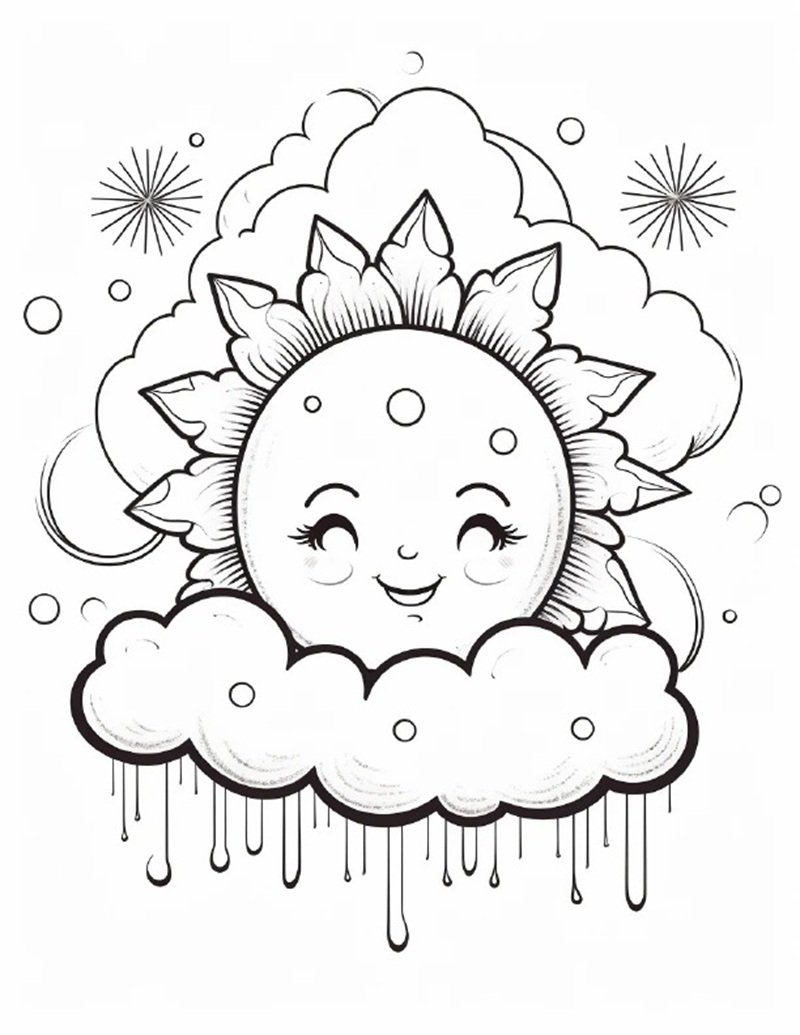 tô màu ông mặt trời 26