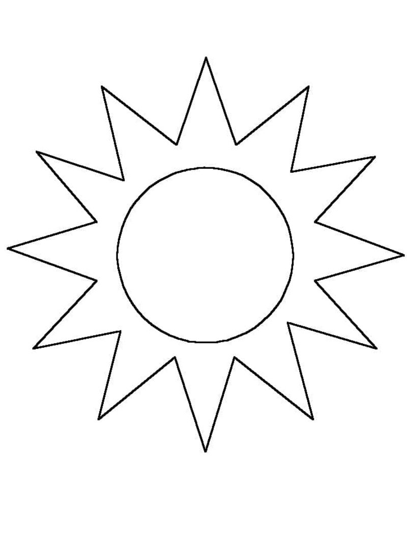 tô màu ông mặt trời 6