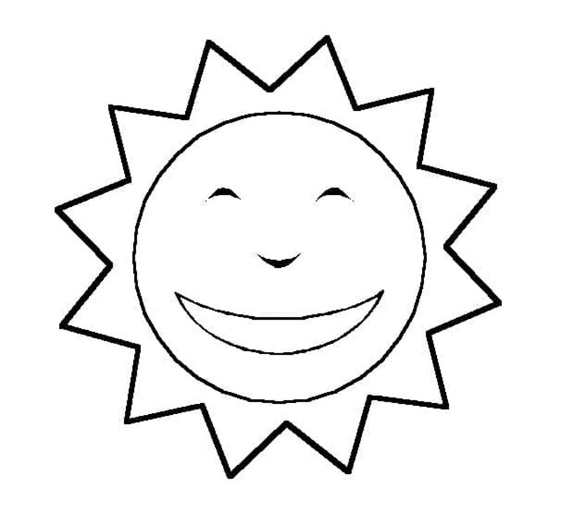 tô màu ông mặt trời 8