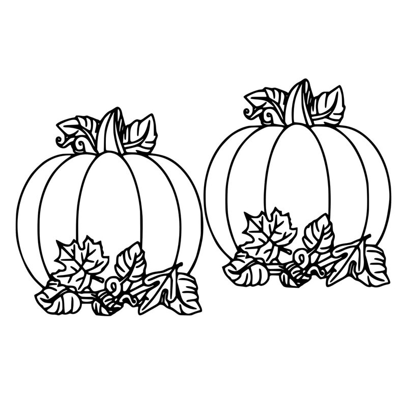 tô màu quả bí ngô 13