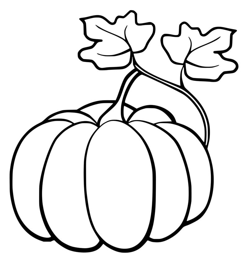 tô màu quả bí ngô 15