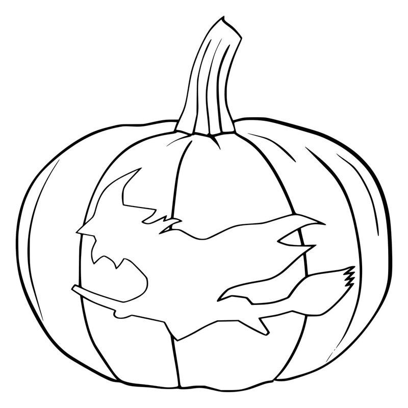 tô màu quả bí ngô 16