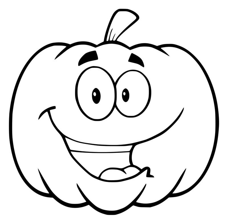 tô màu quả bí ngô 18