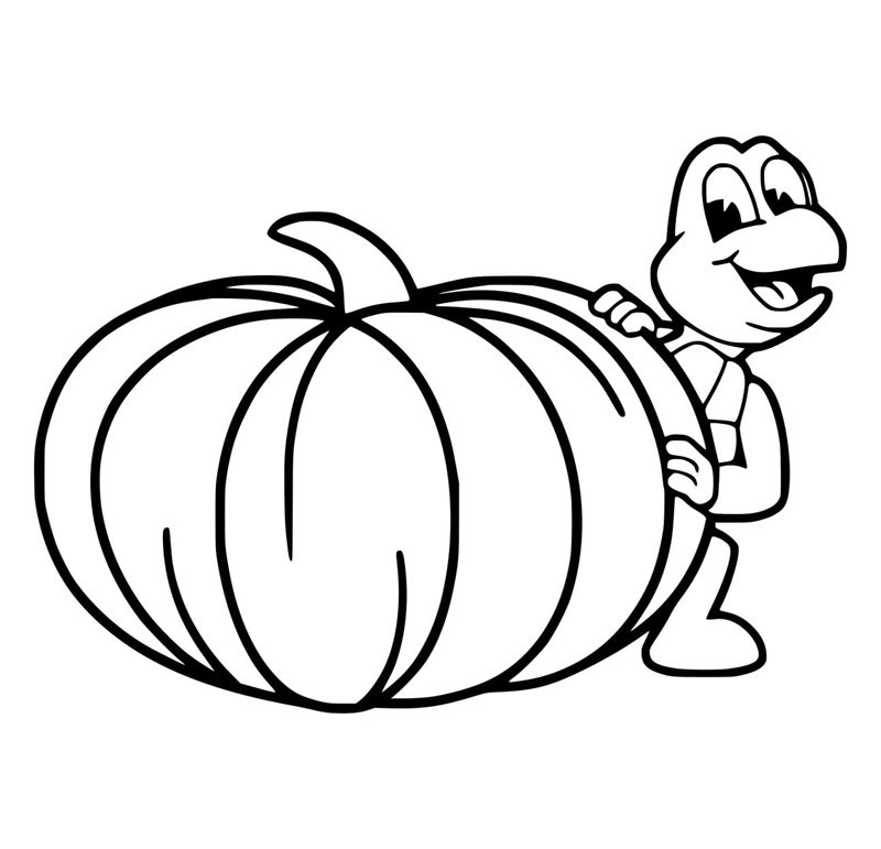 tô màu quả bí ngô 26