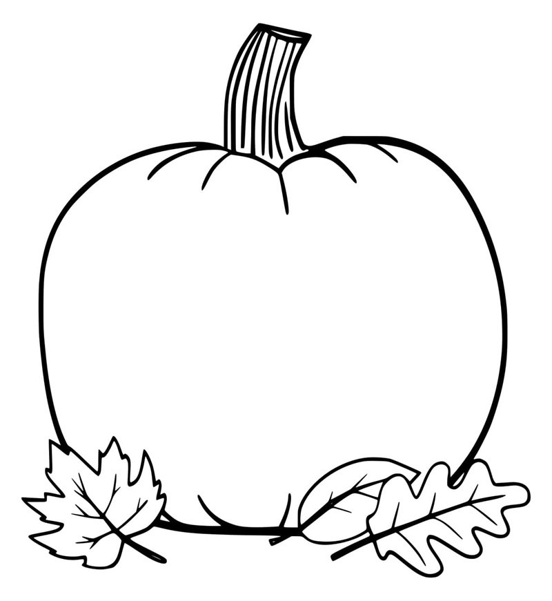 tô màu quả bí ngô 27