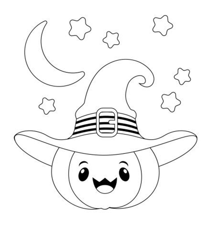 tô màu quả bí ngô 3