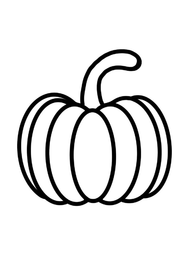 tô màu quả bí ngô 34