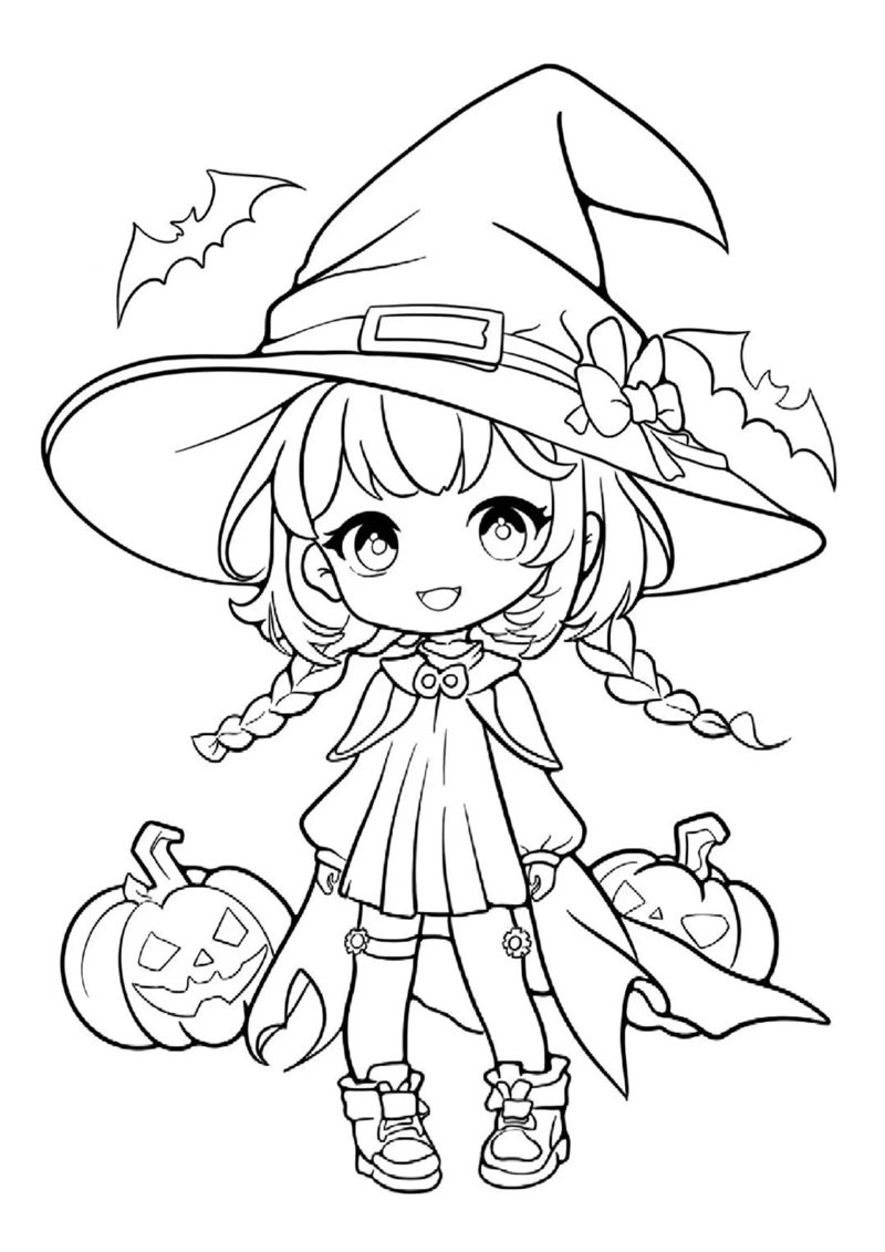 tô màu quả bí ngô 42