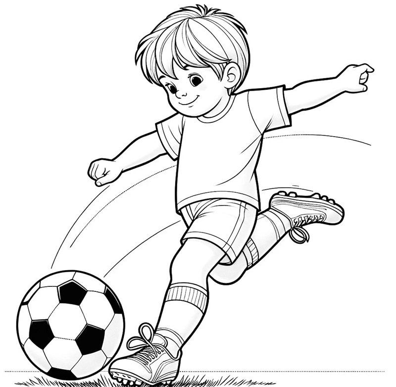 tô màu quả bóng 17