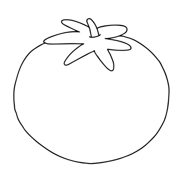 tô màu quả cà chua 3