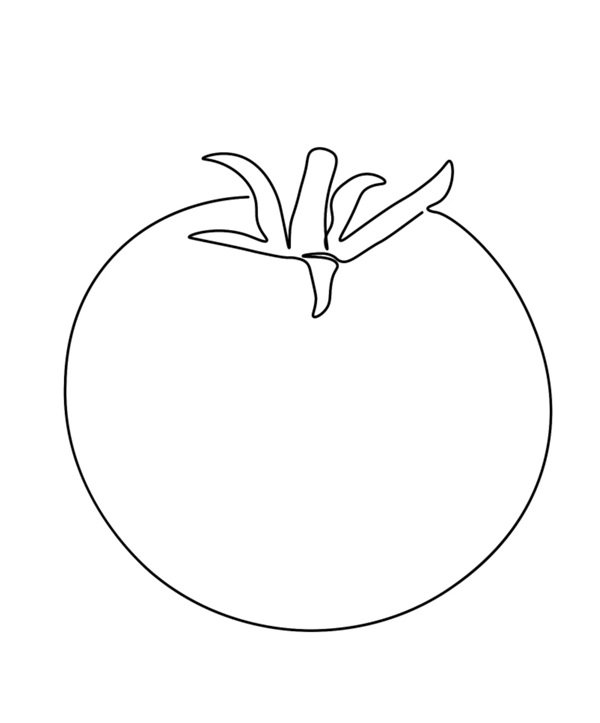 tô màu quả cà chua 36