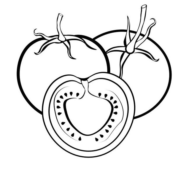 tô màu quả cà chua 39
