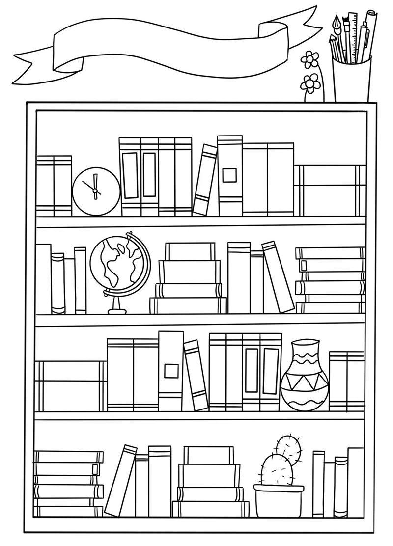 tô màu quyển sách 29