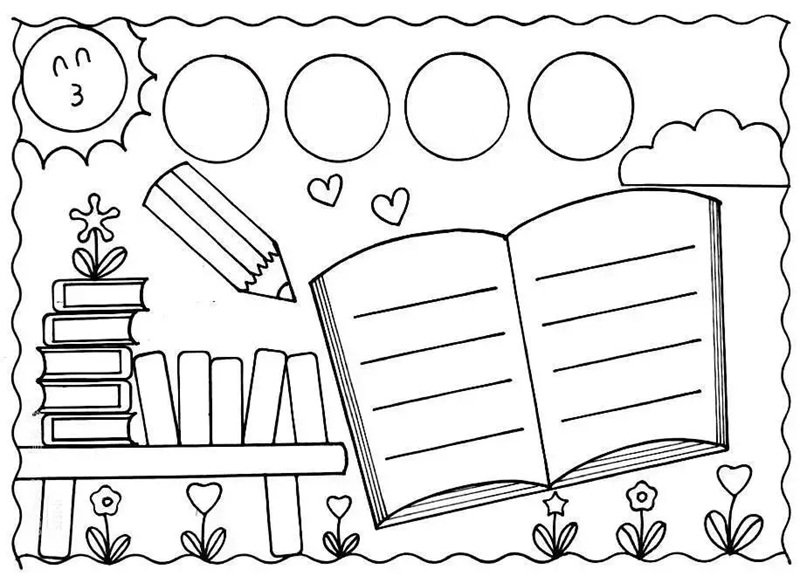tô màu quyển sách 38