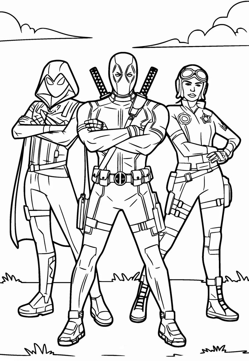 tô màu siêu anh hùng 29