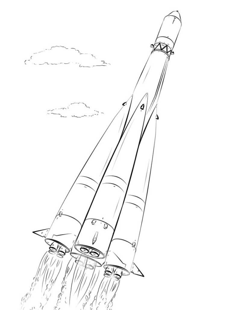 tô màu tên lửa 11