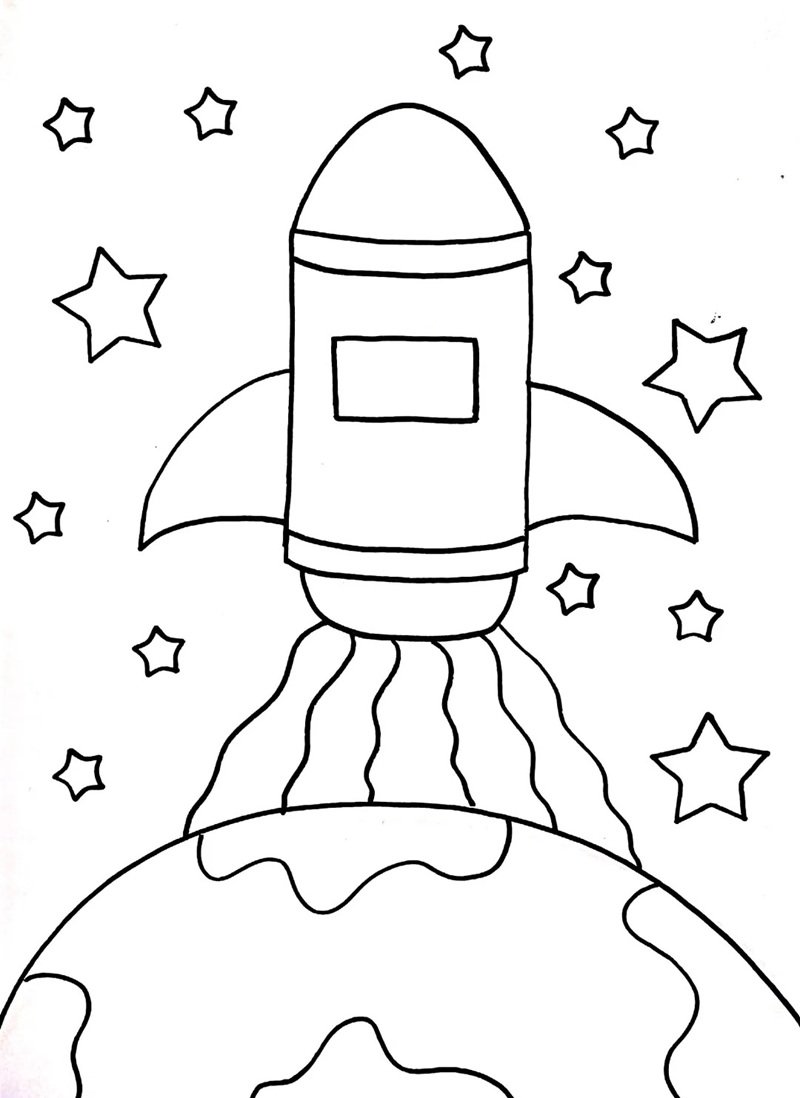 tô màu tên lửa 19