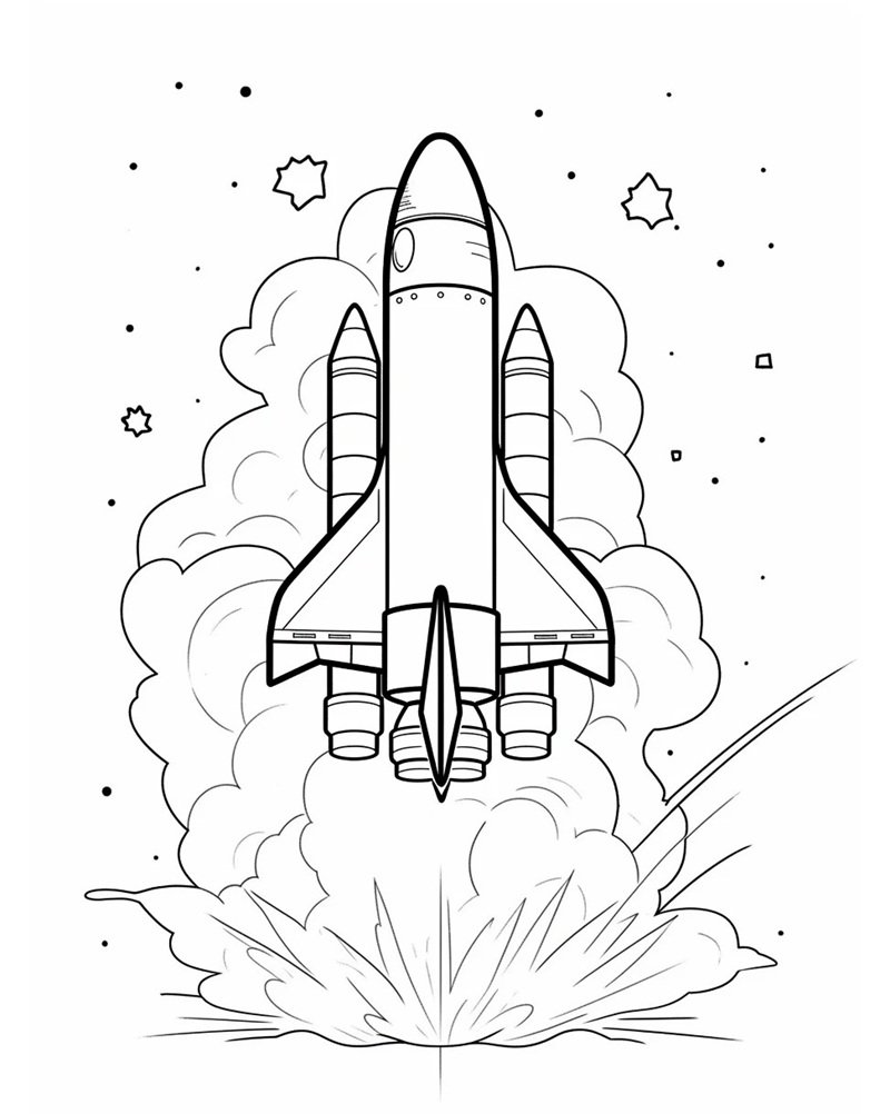 tô màu tên lửa 21