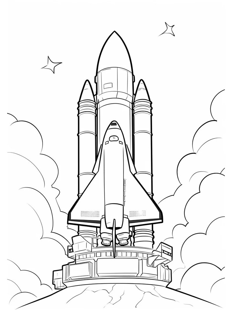 tô màu tên lửa 25