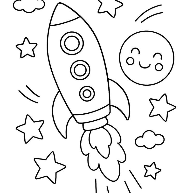 tô màu tên lửa 29