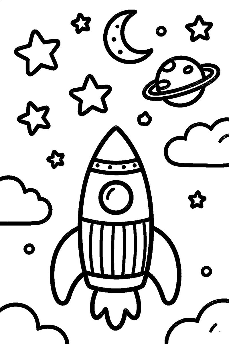 tô màu tên lửa 31