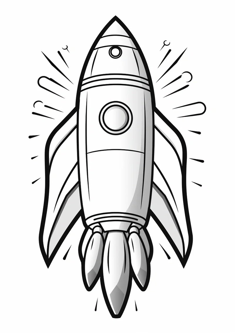 tô màu tên lửa 34